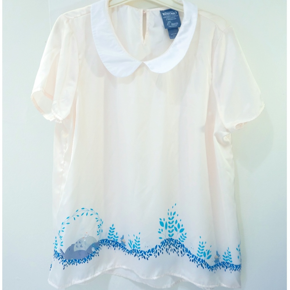 Totoro White Blouse